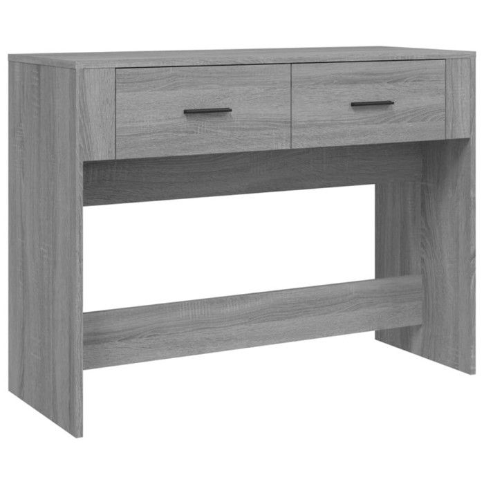 Console - VIDAXL - Sonoma - Bois - Gris - 100 x 39 x 75 cm