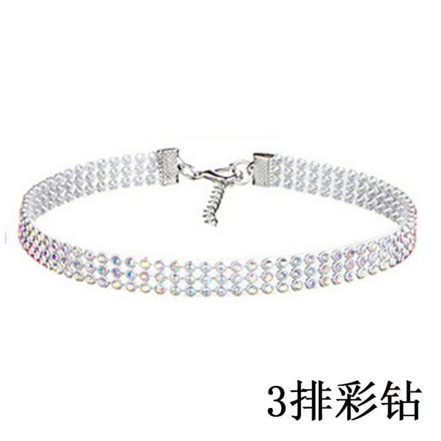 Classic Crystal Charm Pendent Short Necklace For Women Collar Clavicle Chain Romantic Valentine 'S Day Jewelry Gift Choker Dz465