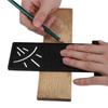3D Mitre Angle Measuring Square Gauge with Pen Woodworking Scribe Mark Line Ruler Carpenter Layout Measuring Tools