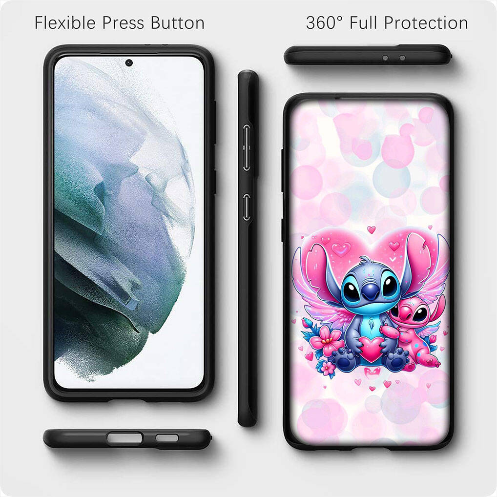 iPhone 17 16 15 Xiaomi Poco F7 F8 X7 X6 C85 C75 C71 M8 Redmi Note 14 13 12 11 Pro Max 14C 13C 15C A3 A4 Telefonų dėklas Mielas Lilo Animacinis Dygsnio Viršelis