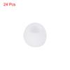 uxcell Replacement Silicone Ear Tips for Pack of 24 Earphones, Small, White,