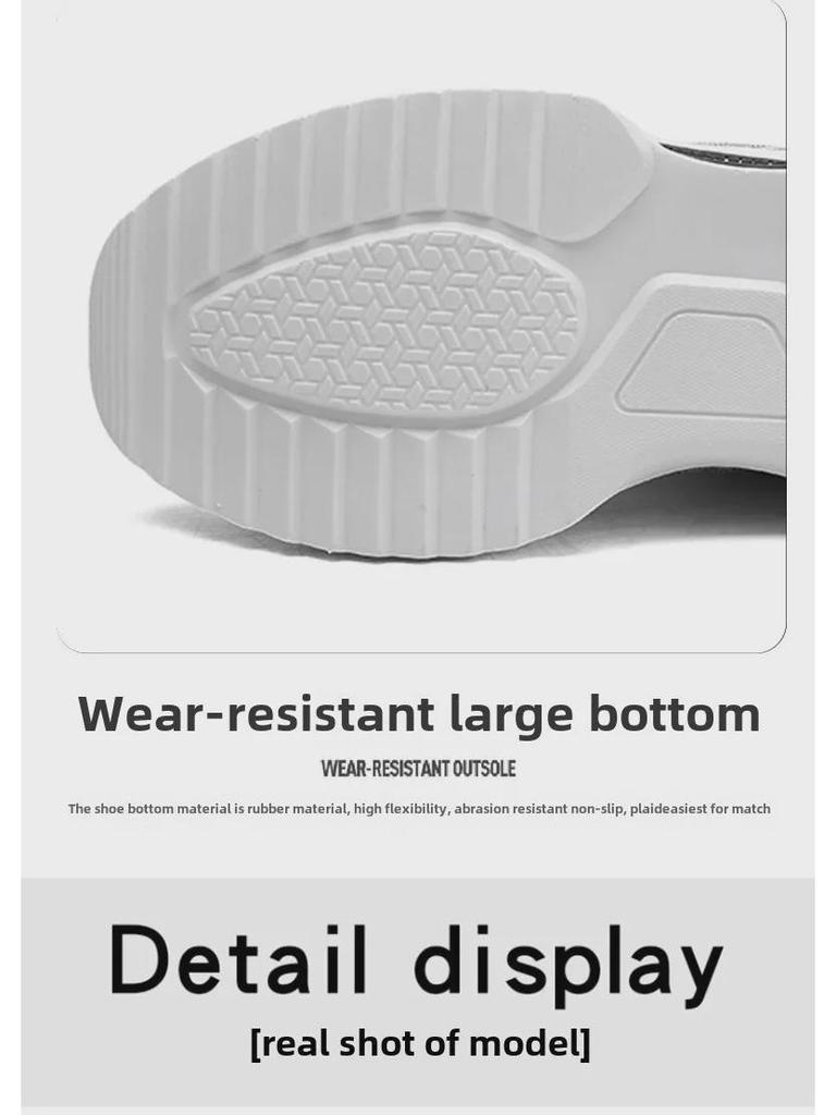 Men's Summer Breathable Shock-Absorbing Mesh Sneakers - Non-Slip, Trendy, Casual Shoes for Teens and Students