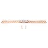 14mm Watch Band Stainless Steel Watch Strap Replacement Watch Band Strap AccessoryRose Gold