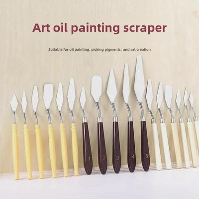 Acryl-Gouache-Farbschaber und Palettenmesser-Set für Kunst-Ölmalerei