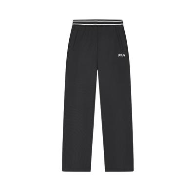 Dziedzictwo Dzianinowe Spodnie Sportowe Casual Moda Długie Spodnie Damskie doły Czarny F11W428601FBK