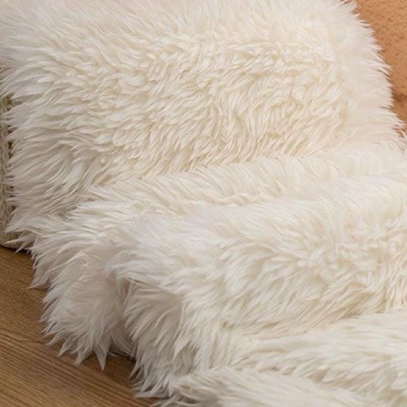 50x45cm 3cm Toskanischer Plüschstoff zum Nähen von Plüschpuppen, Kissen, Wintermützen, Bettwäsche, Spielzeug, Dekostoff, Handgemachtes DIY Plüschstoff