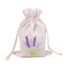 12Pcs Lavender Embroidered Bags Empty Storage Bags with Drawstring Wear Resistant Widely Used Jewelry Candy Storage Pouches