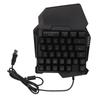 One Handed Gaming Keyboard 35 Keys Colorful Backlight Professional USB Interface Ergonomic RGB Keyboard for PC
