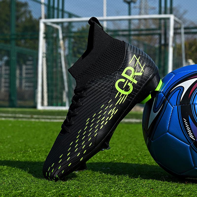 Professional Original Society Football Boot Non-slip Field Turf Training Five-a-side Soccer Shoes Teen Football Tournament Shoes