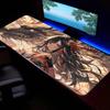 HYBXAXC Anime Desk Mat Non Slip Rubber Mouse Pad Japanese Girl with Dragon Torii Gate Design for Gaming Office Decor