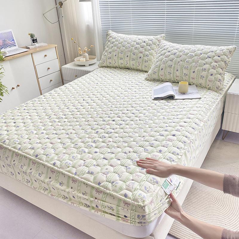 New Class a All Cotton Quilted Fitted Sheet Waterproof To Prevent Leakage of Urine Mattress Cover
