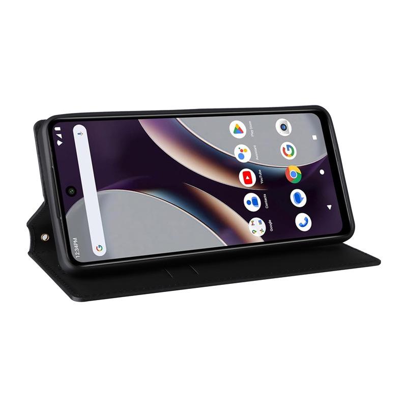 BLU G54 Leather Case: Multi-functional Magnetic Buckle, Card Holder, Protective Mobile Shell