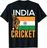 India Cricket Team Indian Flag Cricket Supporter Patriotic Sports Gift T Shirt