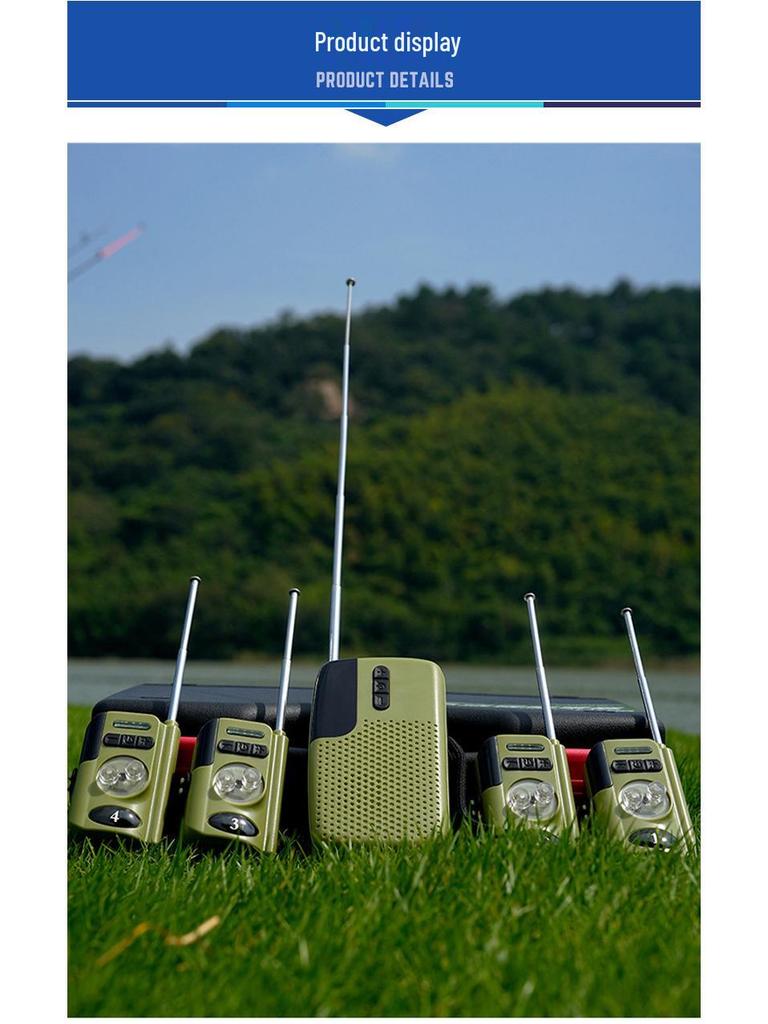 High-Sensitivity Wireless Sea Rod Fishing Alarm - One-to-Four Remote Control