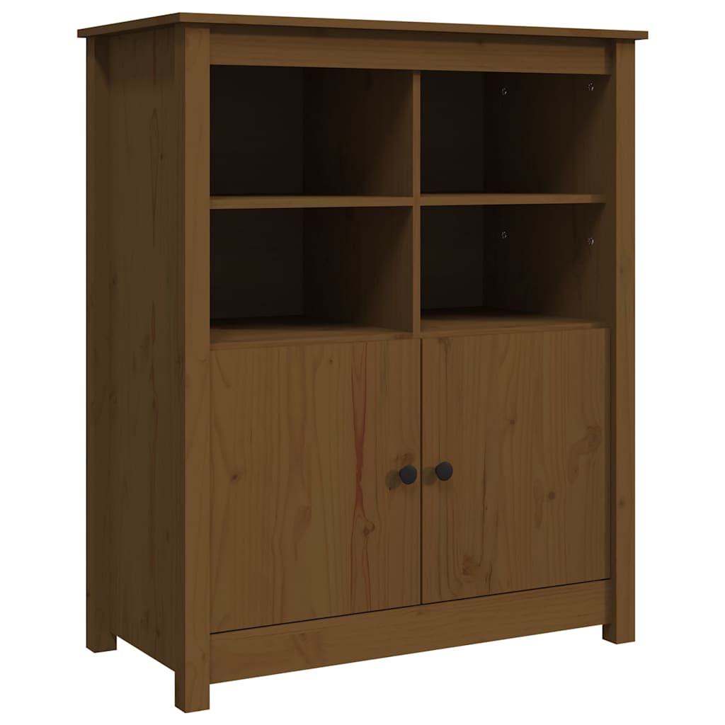 Sideboard Honey Brown 83 x 41.5 x 100 cm Solid Pine Wood