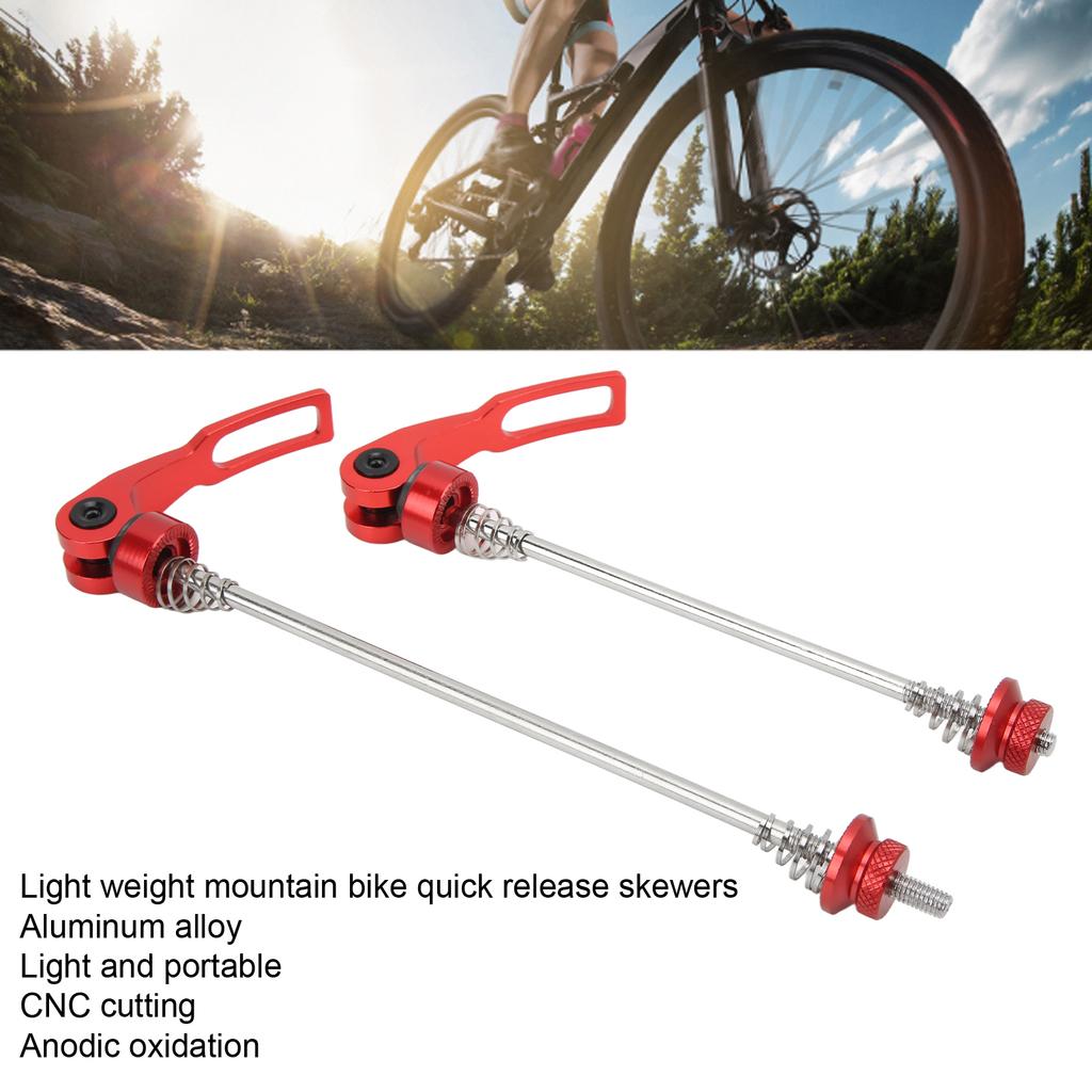 MEROCA Quick Release   Skewer Hub Axle Disc Brake Quick Release Lever Aluminum for Mountain Bike