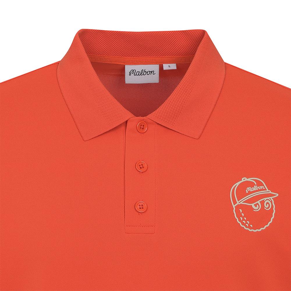 MALBON GOLF Bucket Point Basic Polo Shirt Red (Man)