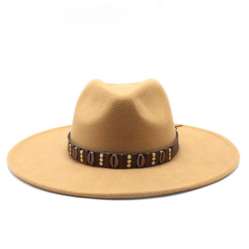 Men'S And Women'S Woolen Top Hats, Jazz Hats