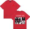 Anuel AA Real Hasta La Muerte Album Magliette Grafiche Abbigliamento Uomo Moda Hip Hop Punk T-shirt Casual Cotone Oversize Maglietta