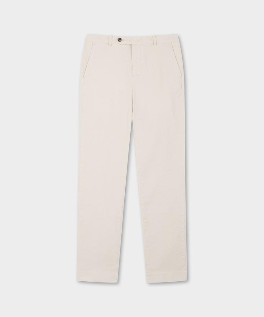 BROOKS BROTHERS Slim Fit 15W Corduroy Chino Pants (Beige) (Bbpcmnf401)