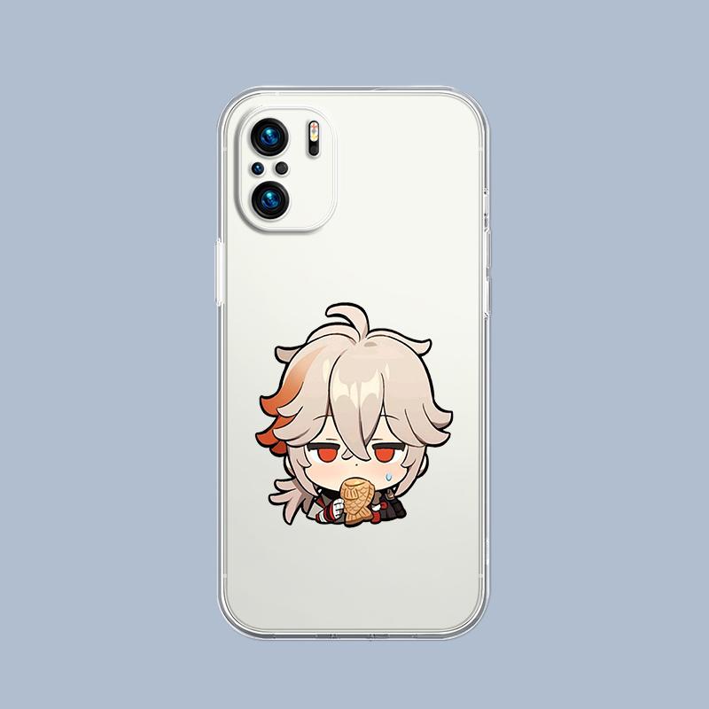 Kawaii Cartoon Genshin Impact Phone Case For Xiaomi Redmi Note 15 14 5G 13 12 10 11 Pro Plus 4G 14C 13C 12C Soft TPU Gift Cover