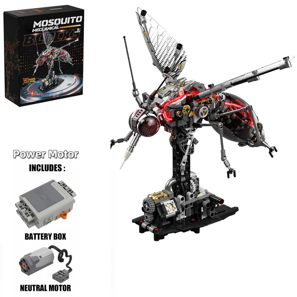Brand-New Moc Superior-Grade Mechanical Premium-Quality Mosquito First-Class Assembly Premium-Quality Assembly-Bricks Top-Grade Cyberpunk Insect
