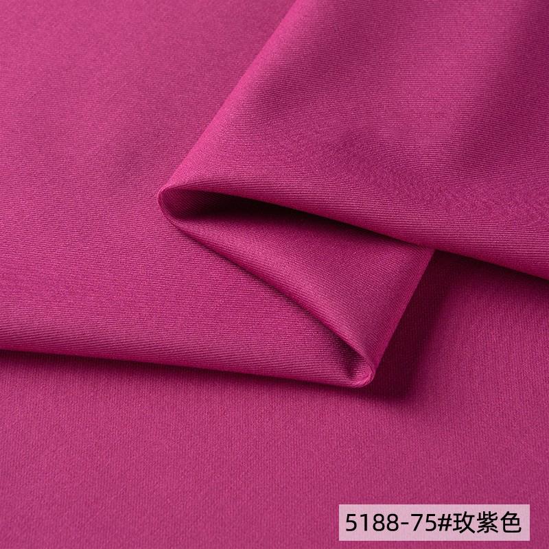 Seržový polyesterový materiál odolný proti pomačkání, mírně elastický, DIY angorově červený jarní a podzimní oblek, uniforma, pracovní bunda, látka