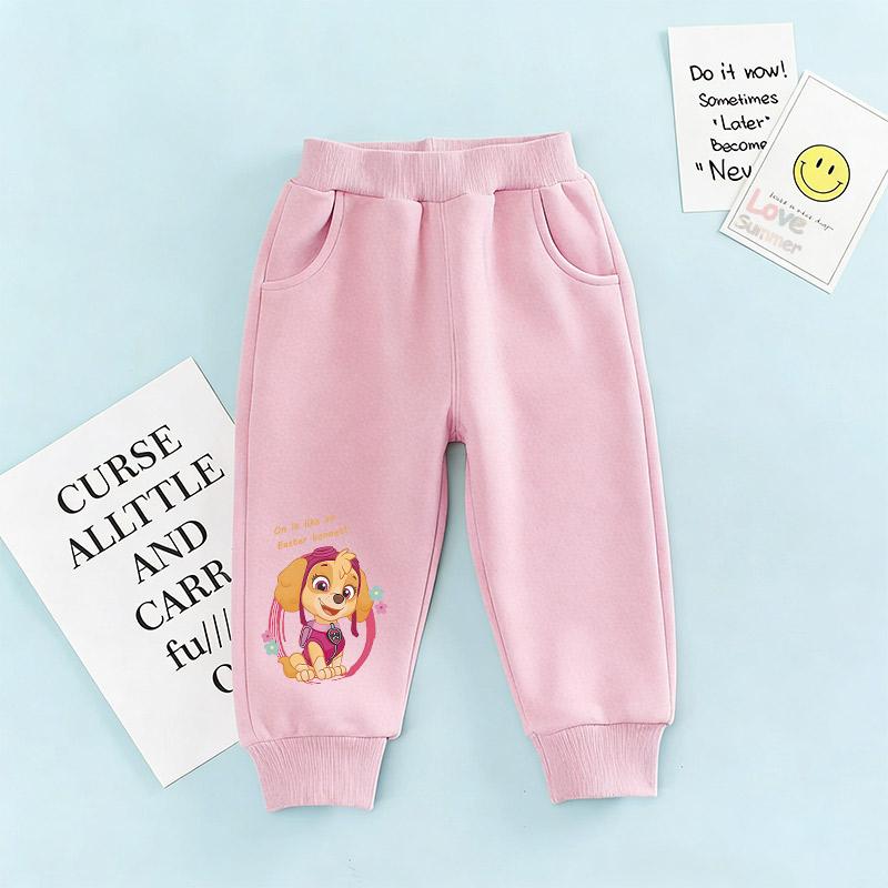Skye Everest Girls Trousers Paw Patrol Casual New Little Girls Sweatpants Print for Girls Casual Sports Long Pants Outdoor Warm Long Pants,for Outdoor