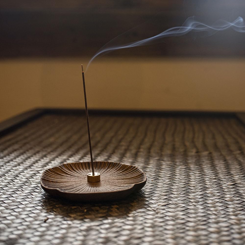 Bombinate Incense Holder, Koi (Carp) Lotus Design, Stylish Incense Burner for Buddhist Altars, Cute Incense Burner