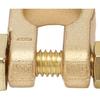 Battery Terminal, 1 Pair SAE To JIS Car Brass Battery Terminal Connector Positive Negative Top Post Battery Terminal for Auto Power Supply Prevent