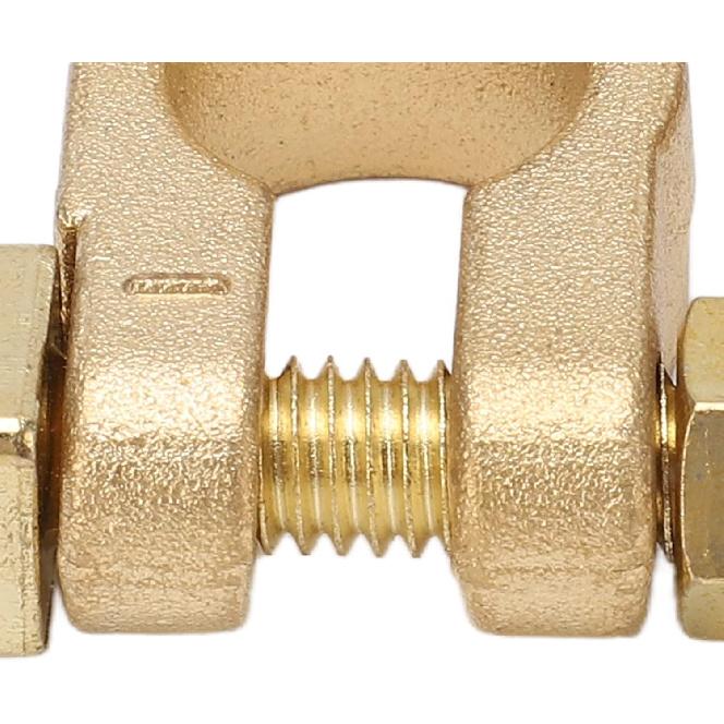 Battery Terminal, 1 Pair SAE To JIS Car Brass Battery Terminal Connector Positive Negative Top Post Battery Terminal for Auto Power Supply Prevent