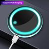 New Car LED Multicolor Cup Holder Lights USB Charging Dynamic Ambient Window Atmosphere Lamp Decor