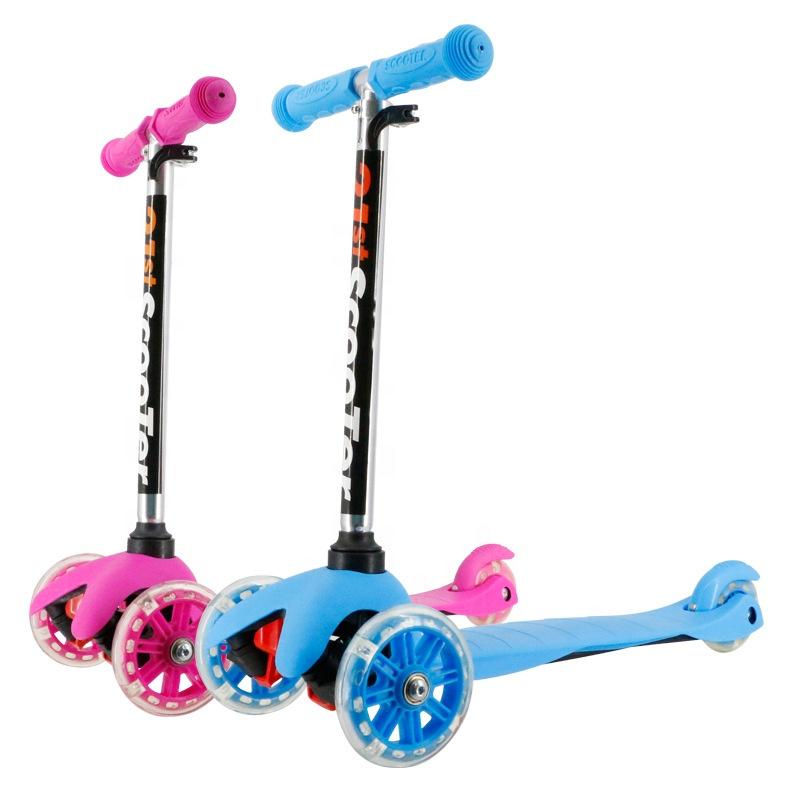 

Индивидуальный дизайн скутера с Sparkle PP Kids Scooter 3 PU мигающее колесо для