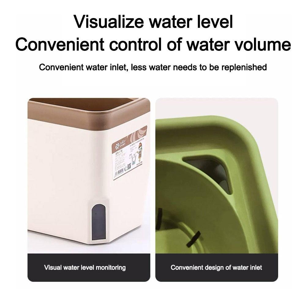 Indoor Flower Planter Box Vegetable Planting Pot Double Layer Self Watering Plant Pot