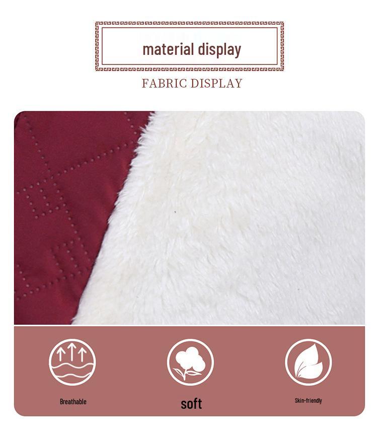 Damen Übergröße Fleecegefütterte Ärmellose Jacke - Warme Baumwollweste für Senioren für Herbst/Winter