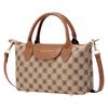 New Plaid Print Women's Handbag, Trendy and Unique 2026 New Shoulder Bag, Crossbody Bag, Fashionable Dumpling Bag
