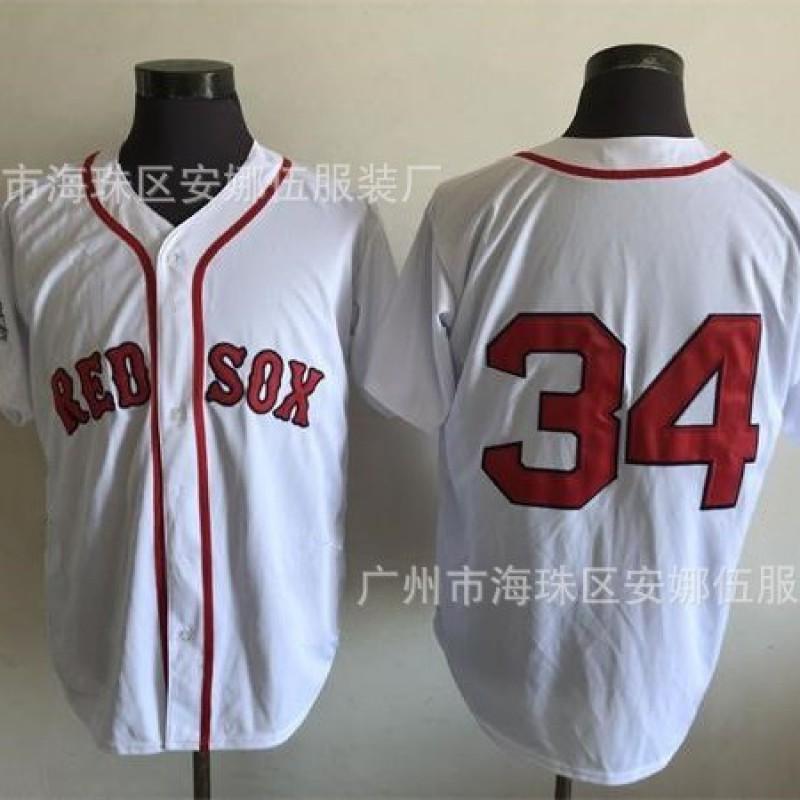 2026 Boston Red Sox Retro Embroidered Baseball Jersey Mens Womens Team Sports Uniform
