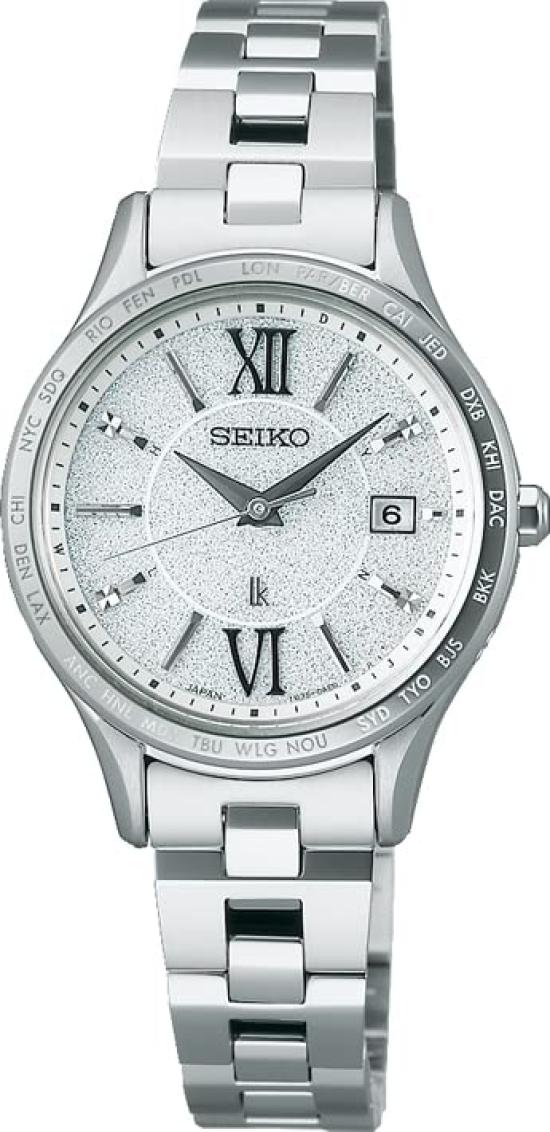 

[Seiko Watch] Rukia Standard Collection Round Solar Radio Wave SSVV081 Women s Silver