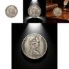 Elizabeth Ii Manx Silver Coin With Antique Finish For Collectors And Decor