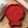 3D Printed Cookie Cutter & Stamp Set PLA Baking Mold for Themed Cookies Fondant Chocolate Easy-Release Party Dessert Molds