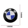2025 Car For BMW 50 PCS 14mm Car badge Emblem car Key Sticker decoration Sticker For Bmw e46 e90 e60 e39 f30 e36 f10 f20 e87 e92
