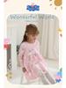 Peppa Pig Toddler Girls' Long Sleeve Princess Dress, Spring/Autumn Collection, Round Neck.