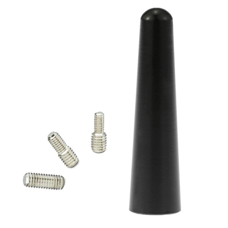 Brand New Carbon Fiber Screw Metal Short Stubby Mast Antenna Car Styling Roof Antenna Enhanced Signal For Benz Car Accessories