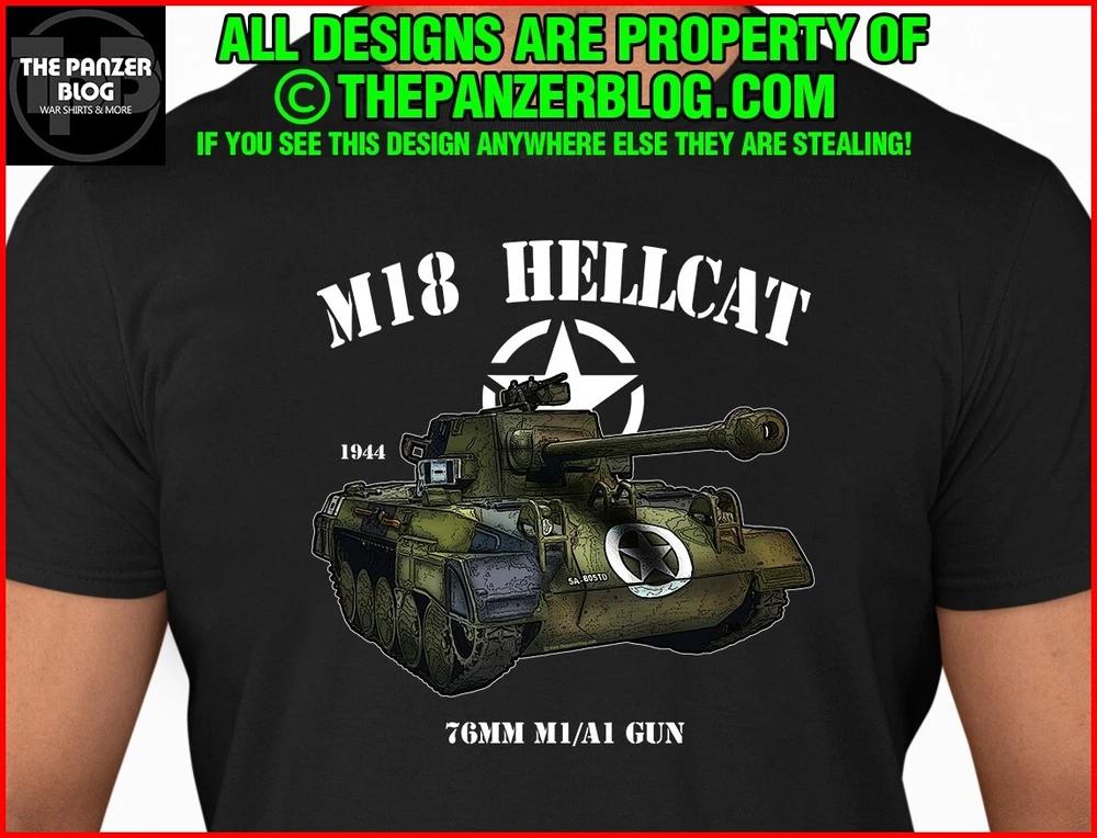 M18 Hellcat T-Shirt WWII US Army Tank S