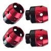 Motorcycle Front Fork Frame Slider CNC Aluminum Alloy Front Fork Frame Sliders Wheel Crash Protector Red