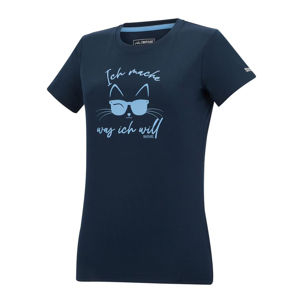 Regatta Womens/Ladies Fingal Slogan Cat T-Shirt