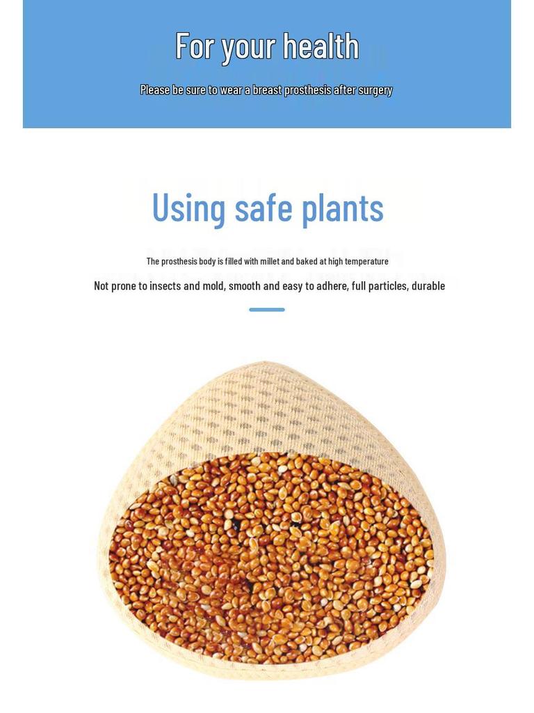 Leichter atmungsaktiver Mastektomie-BH mit Prothesenbrust für den Sommer