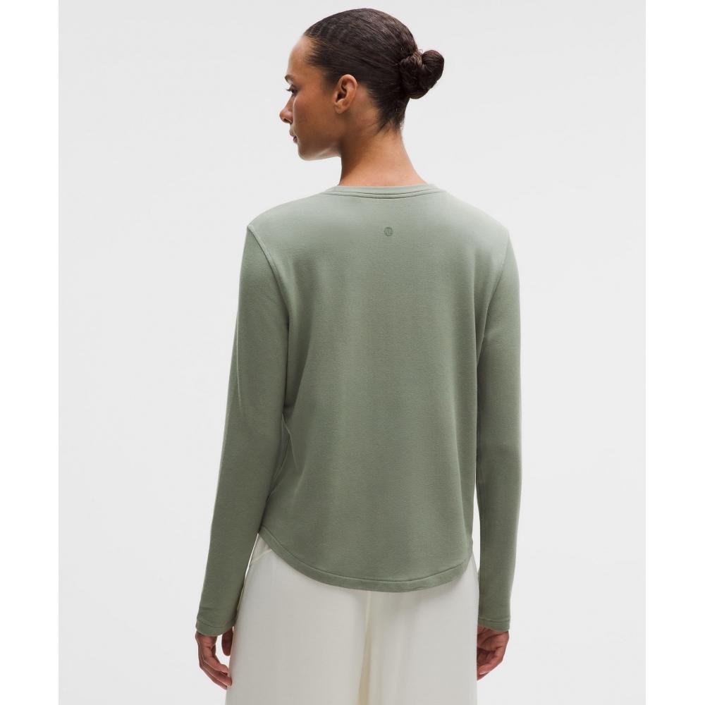 Lululemon Love Long Sleeve Shirt  Becalm Willow Leaf