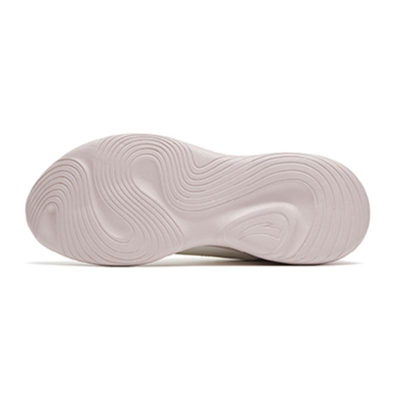 Anta Cushioning, Wear Resistant Low Top Sprint Running Shoes Women's White Gray Sneakers 922245527-2