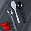 Mini Plastic Spoons Flatware Spoons For Jelly Ice Cream Dessert Appetizer Plastic Spoon For Party Supplies